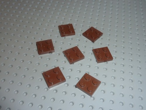 Lego brick oldbrown - x,