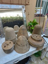 CAPPELLI STAMPI ANTICHI SAGOME DIME LEGNO COLLEZIONI MUSEO RARISSIMI 