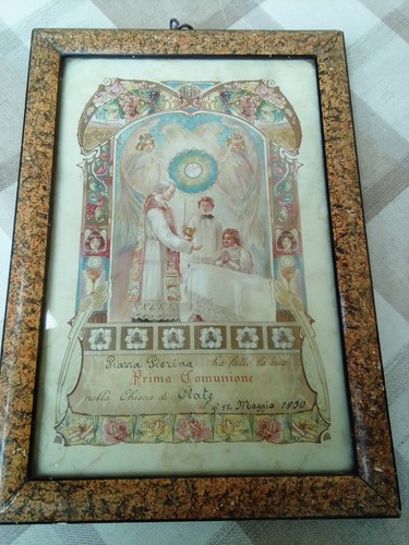 Quadro ricordo della prima - quadro,