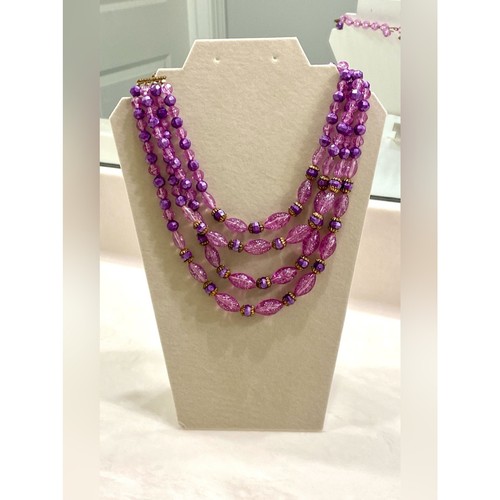 Collana perline multifilo - di,