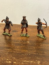 Xiloplasto-Lotto di 3 differenti Legionari  Romani-Soldatini Gomma Italy’60