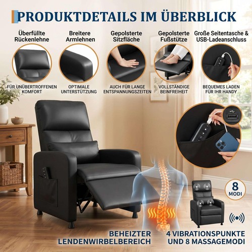 Relaxsessel mit verstellbarer