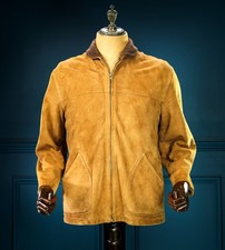 Giacca pelle scamosciata