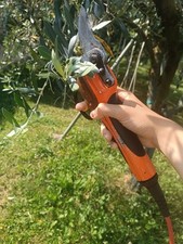 forbice potatura a batteria Fpo con imbracatura