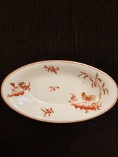 RICHARD GINORI Collezione Tavola Galli Rossi. Vassoio Ovale Cm.37x26.5