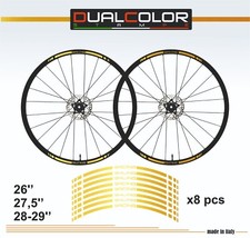 8 Adesivi per Cerchi Bici 26 - 27,5 -28-29 Pollici Ruota MTB Mountain Bike B0042