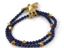 Collana e ciondolo animale Alva DVB museo precolambiano replica gioielli lapislazzuli