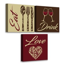 Set di Quadri Moderni su Tela