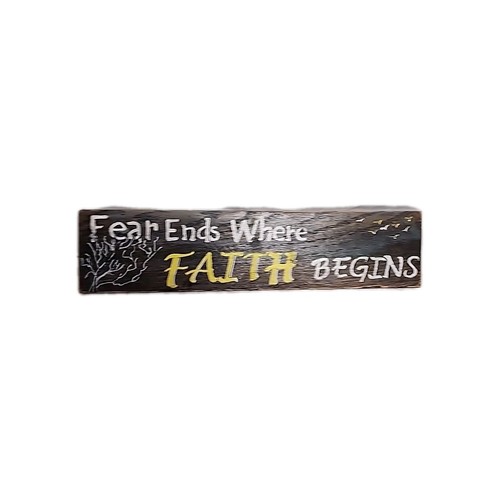Faith cartella legno - in, per