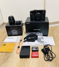 Fujifilm x-pro2 + Fujinon 35mm F2 WR Box 2 batteries Fuji Xpro2