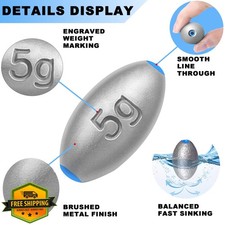 Egg Sinkers Pesi da Pesca