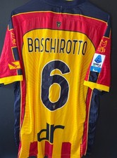 Maglia Baschirotto Lecce match worn indossata serie a home 2024-25 trikot
