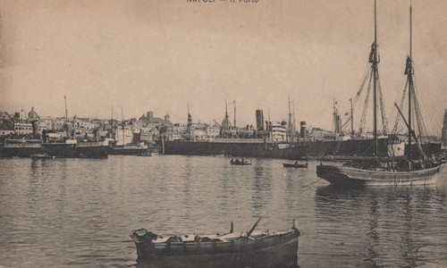 Cartolina napoli campania - cartolina,