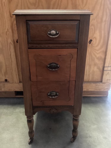 Comodino vintage art deco fine