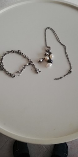 Collana grappolo morellato - collana,
