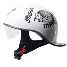 Mezzo Casco Moto Retrò