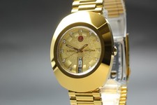 Orologio Uomo Vintage [QUASI NUOVO] RADO DIASTAR 648.0413.3 Oro AT dal GIAPPONE Y434