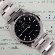 Rolex Air King 14000 34mm With Paper Very Good condition sthal steel X72