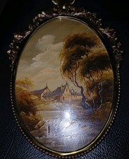 DIPINTO OLIO SU RAME FIRMATO