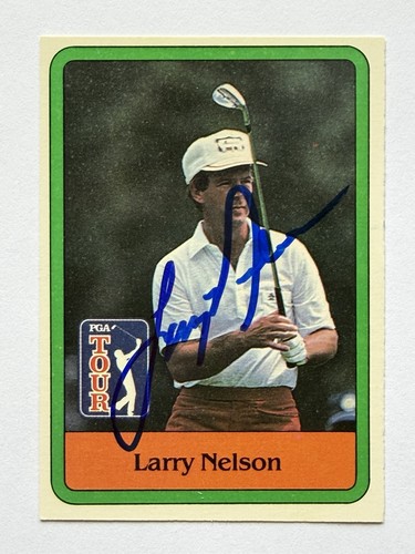 Larry nelson autografo - larry,