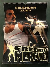 FREDDIE MERCURY QUEEN calendario 2003 musica rock collezione merchandising
