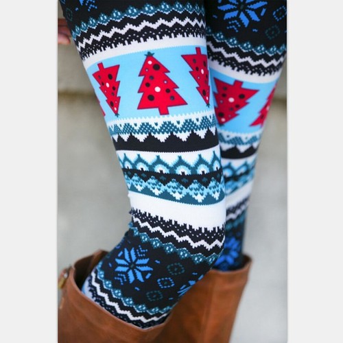 Leggins natalizio pantacollant