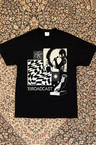 Shirt broadcast band - t-shirt, nuovo