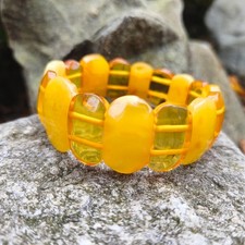 Bracciale ambra grande