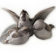 Royal Copenhagen Gruppo uccelli, porcellana R&B, condizioni perfette