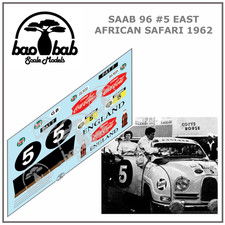 Calcas 1/43 Saab 96 #5 East