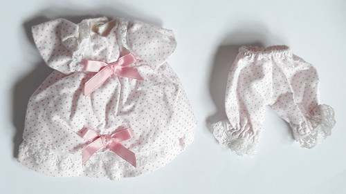 Bambole rosa vestito pois e - vestito,