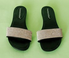 scarpe donna FRANCESCO MILANO 37 sandali argento pelle sintetica