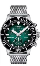 Orologio Uomo TISSOT Seastar 1000 Cronografo Quadrante Verde T120.417.11.091.00