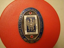 Stemma smaltato per biciclette epoca EDOARDO BIANCHI 