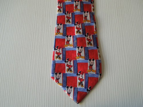Disney mickey silk tie - silk, seta