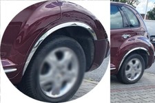 CHRYSLER PT CRUISER rifiniture quarto arco pannello posteriore modanatura cromata RR LR set