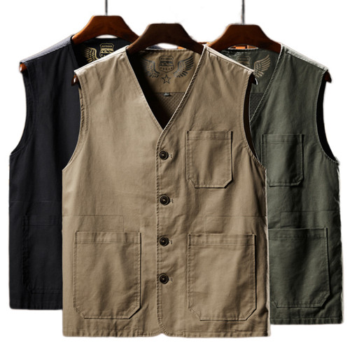 Gilet uomo militare - , smanicato