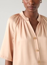 Top LK Bennett ambra cammello