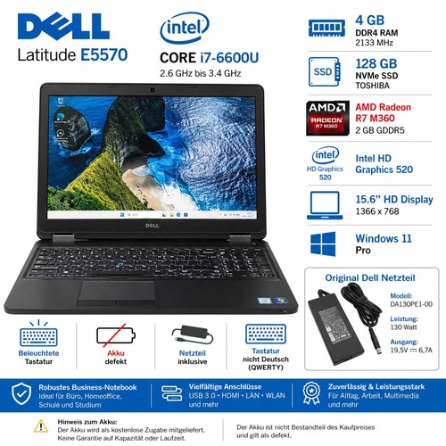 Dell latitude e5570 30 - dell, 2,30
