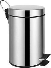 Pattumiera a Pedale 5 LT, Secchio con Pedale e con Coperchio, Pattumiera Cucina,