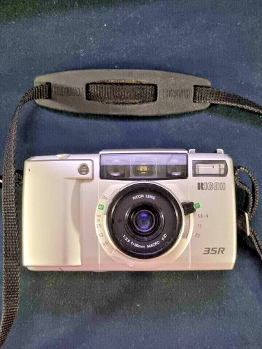 Vintage fotocamera ricoh - vintage,