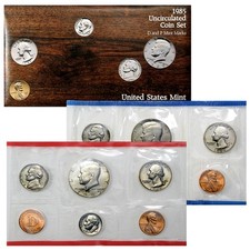 US Mint Set 1985