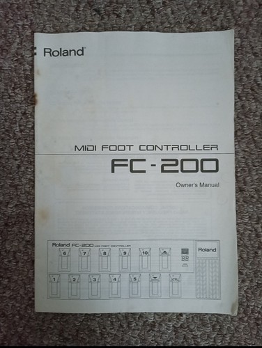 Roland 200 midi controller - roland, fc-200