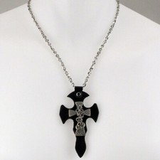 Gotico Ciondolo IN pelle Con