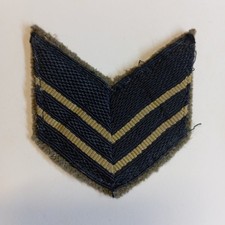 - GRADO in stoffa ESERCITO ITALIANO CAPORAL MAGGIORE in disuso Vintage -