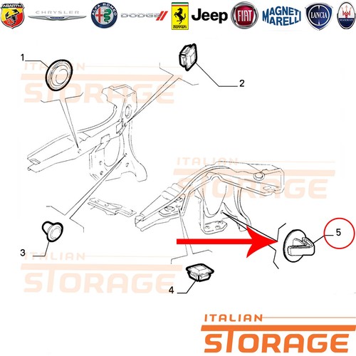 Fiat punto kit tappo - 5,