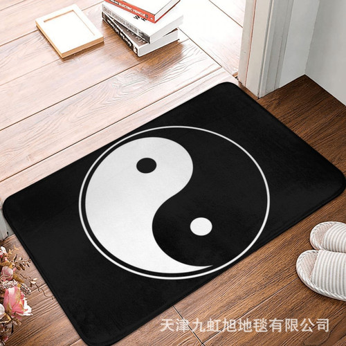 Zerbino bagno nero+bianco