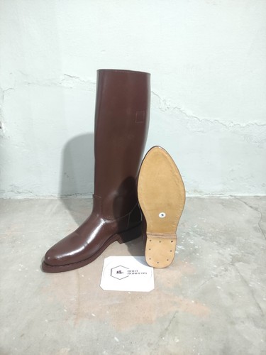 Ww2 stivale lungo marrone - stivale,