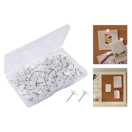 200pcs puntine trasparenti