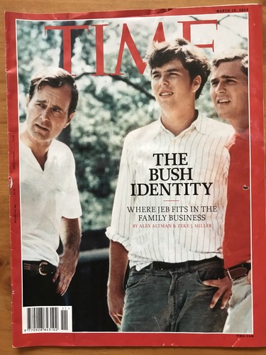 Time magazine 2015 the bush - 2015,